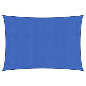 vidaXL Solsegel 160g/m² rektangulär blå 2,5x5 m HDPE 311511