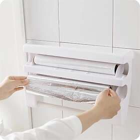 24.se Vägghållare för plastfolie aluminiumfolie & hushållspapper