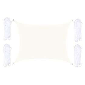 24.se Solsegel 5x7m Vit