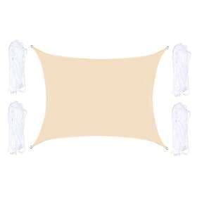 24.se Solsegel 2x2m Beige