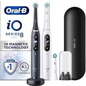 Oral-B iO8 Duo, Resefodral, 1 extra tandborsthuvud