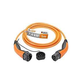 INF Laddkabel Typ 2, upp till 7,4 kW, 5m