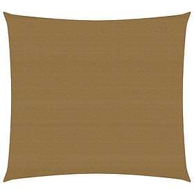 vidaXL Solsegel 160g/m² taupe 3x3 m HDPE 311384