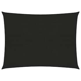 vidaXL Solsegel 160g/m² svart 2x2,5 m HDPE 311721