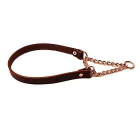 Alac Halvstryp Läder fettat brunt 12mm/35cm