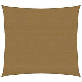 vidaXL Solsegel 160g/m² taupe 2x2,5 m HDPE 311391