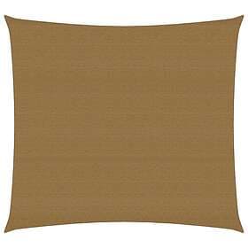 vidaXL Solsegel 160g/m² taupe 2,5x3 m HDPE 311397