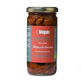 Biogan Soltorkade tomater i örtolja, eko 235g