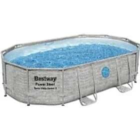 Bestway 56946 Power Steel Vista Pool Set, 488 x 305 x 107cm