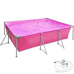TecTake Pool fyrkantig 300 x 207 x 70 cm 