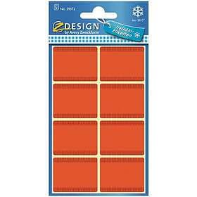 Avery Frysetiketter 28 x 36mm röd 59372 40st