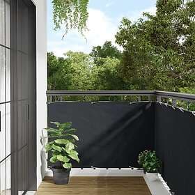 vidaXL Insynsskydd för trädgården antracit 500x90 cm PVC 4005430