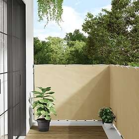 vidaXL Insynsskydd för trädgården vit 600x120 cm PVC 4005503