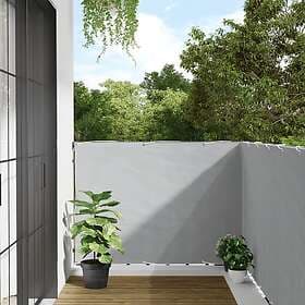 vidaXL Insynsskydd för trädgården grå 800x120 cm PVC 4005497