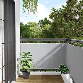 vidaXL Insynsskydd för trädgården grå 600x75 cm PVC 4005383