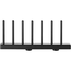 String Tallriksställ 2,5x30x7,7 cm 2-pack, Svart