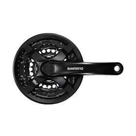 Shimano Vevparti FC-TY501 170mm 48/38/28T, 6/7/8-vxl, med Kedjeskydd