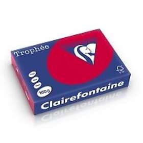 Clairefontaine 160g A4 papper körsbärsröd 250 ark