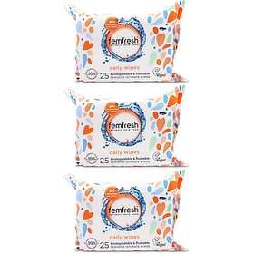 DeoDoc Femfresh Intimate Wipes & 25 Biodegradable Feminine Hygiene 3X 6X 25S