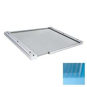 Halle Kanalplast 10 mm Isolux Klar Komplett Tak 10mm Kompl 12st 3500x1050 CZH10K12B