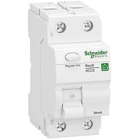 Schneider Electric Jordfelsbrytare Resi9 2P 25A 30mA A R9R02225 RESI9