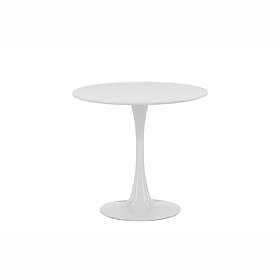 Venture Home Matbord Hamden Ø80 cm Dining Table White MDF 19996-280