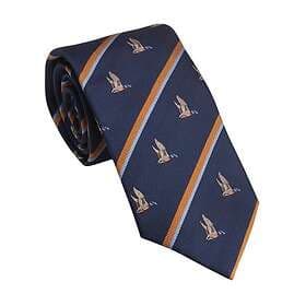 Laksen Regimental Stripe Duck Tie