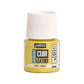 Pebeo Cuir Leather Duochrome 45ml läderfärg, färgar även PU läder – gul & lila