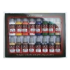Vallejo 72.299 Akrylfärger, Paket med 16 x 17ml