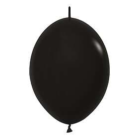 Länkballonger Svart 10-pack