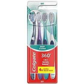 Colgate 360 Deep Clean tandborste 4-pack