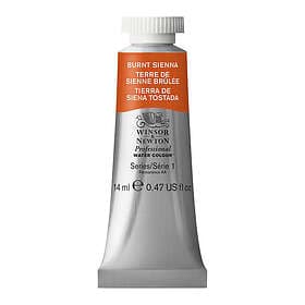 Winsor & Newton Professional akvarellfärg 14ml Burnt Sienna 074