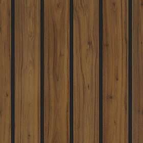 Lundbergs Akustikpanel Klassisk Plank 2780x615x20 mm AKUSTIKPANEL KLASSISK PLANK VALNÖT 2780X615X20 10294