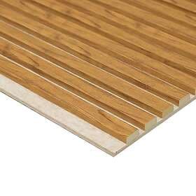 Lundbergs Akustikpanel SPA Beige Filt 2680x615x24 mm Valnöt beige filt 10149