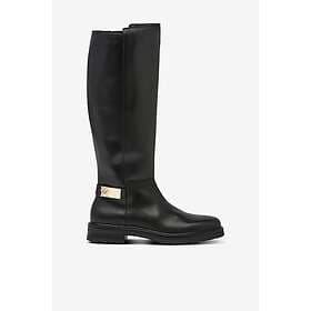 Tommy Hilfiger TH Logo Leather Long Boot (Dam)