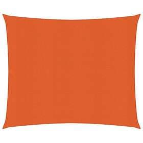 vidaXL Solsegel 160g/m² orange 2,5x3 m HDPE