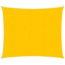 vidaXL Solsegel 160g/m² gul 2,5x3 m HDPE