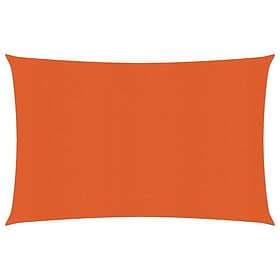 vidaXL Solsegel 160g/m² orange 2x3 m HDPE