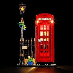 Lightailing Light Kit Belysning till LEGO Ideas Röd telefonkiosk i London 21347 LGK649