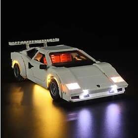 Lightailing Light Kit Belysning till LEGO Icons Lamborghini Countach 5000 Quattrovalvole 10337 LGK667