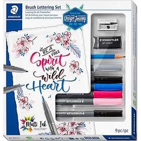 Staedtler Brush Lettering Set 9-pack Design Journey