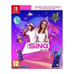 Let's Sing 2025 + 2 Microphones (Switch)