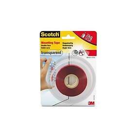 3M Scotch-Fix Transparent dubbelhäftande tejp, 7kg