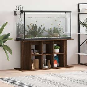 vidaXL Akvariebänk brun ek 120x40x60 cm konstruerat trä