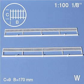 Hermoli Balustrad 1:100 2 st