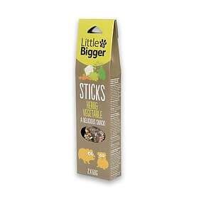Little&Bigger Sticks Smådjur Örter & Grönsaker 2x60g