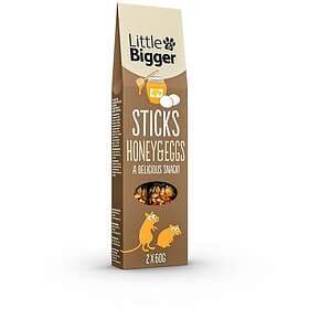 Little&Bigger Sticks Smådjur Honung & Ägg 2x60g