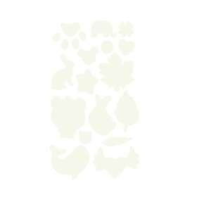 INF 10 ark Självhäftande vattentäta lagningslappar för klädreparation 25x15 cm
