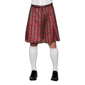 Kilt Skotskrutig Röd One size