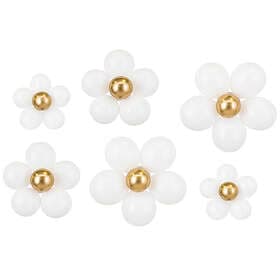 Ballongkit Vita Blommor
